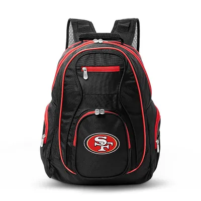 San Francisco 49ers MOJO Premium Color Trim Backpack - Black/Red