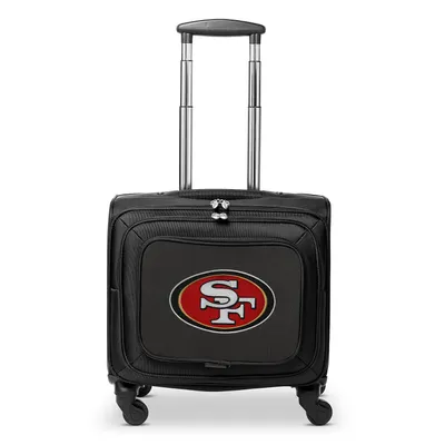 San Francisco 49ers MOJO 14'' Laptop Overnighter Wheeled Bag- Black