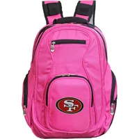 San Francisco 49ers MOJO Premium Laptop Backpack - Pink