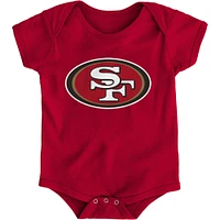 Body avec logo de l'équipe Scarlet San Francisco 49ers pour nouveau-né et nourrisson