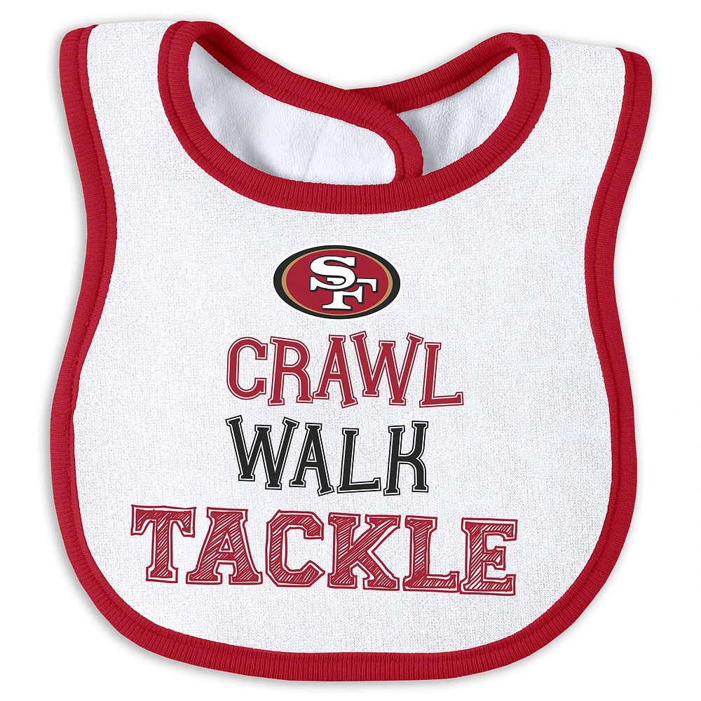 Newborn & Infant WEAR by Erin Andrews San Francisco 49ers Sleep Play Set