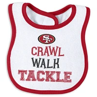 Ensemble de nuit et jeu pour nouveau-né bébé par Erin Andrews San Francisco 49ers