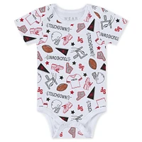 Newborn & Infant WEAR by Erin Andrews San Francisco 49ers Three-Piece Turn Me Around Bodysuits Pant Set