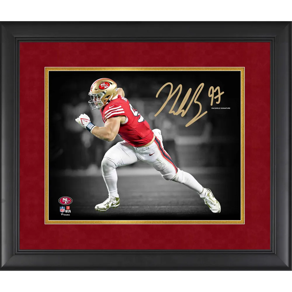 Lids Nick Bosa San Francisco 49ers Fanatics Authentic Facsimile Signature  Framed 11' x 14' Spotlight Photograph
