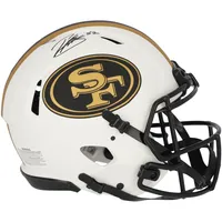 Jerry Rice San Francisco 49ers Autographed Riddell Lunar Eclipse Alternate  Speed Mini Helmet