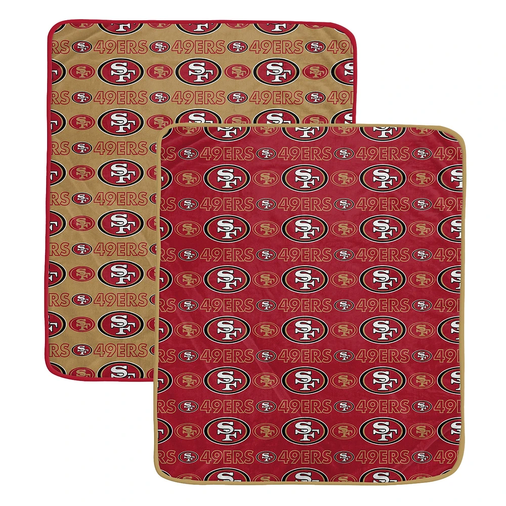 Pegasus San Francisco 49ers 60” x 70” Home & Away Two-Piece Blanket Set