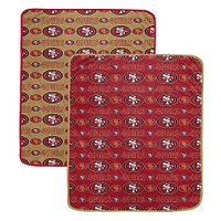 Ensemble de couvertures Pegasus San Francisco 49ers 60" x 70" Home & Away deux pièces