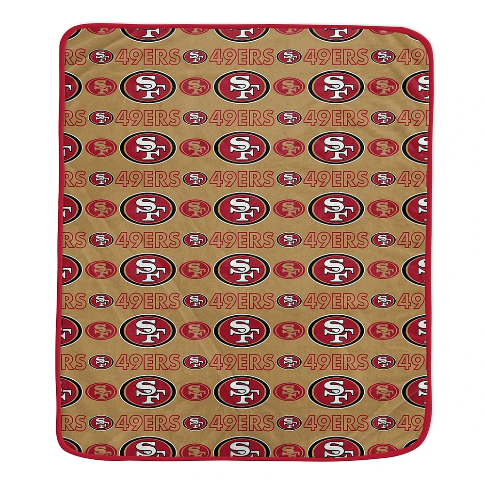 Ensemble de couvertures Pegasus San Francisco 49ers 60" x 70" Home & Away deux pièces