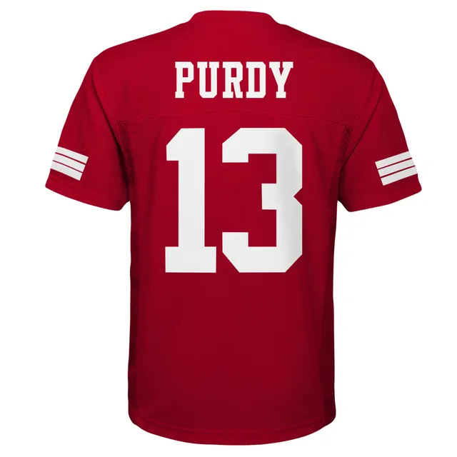 Brock Purdy San Francisco 49ers Youth Scarlet Replica Player Jersey