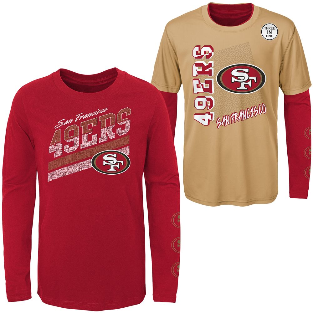 Outerstuff Preschool Gold/Scarlet San Francisco 49ers For the Love