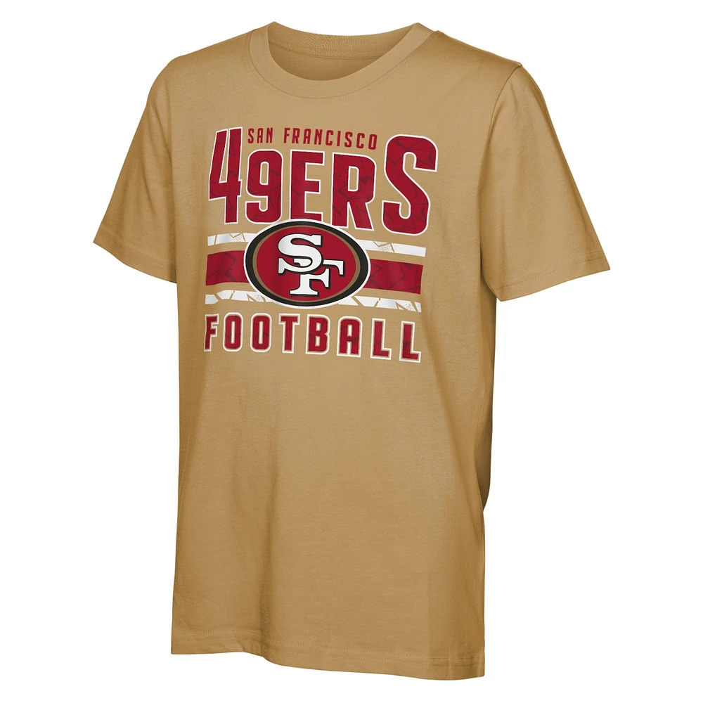 Ensemble combiné de t-shirts the Mix des 49ers San Francisco pour enfants d'âge préscolaire