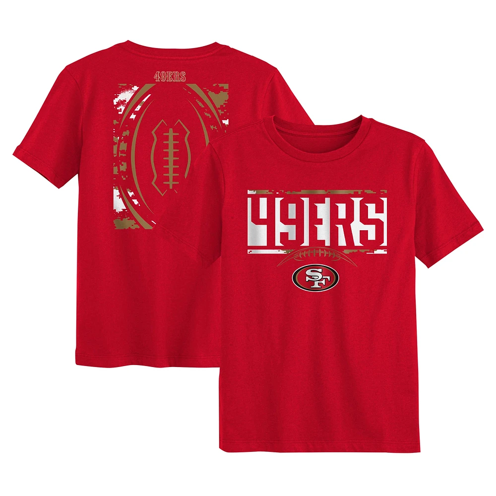 T-shirt préscolaire Scarlet San Francisco 49ers The Blitz