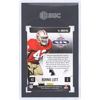 Ronnie Lott San Francisco 49ers Autographed 2021 Panini Super Bowl Signatures #SBXIX-RL SGC Authenticated 9/10 Card