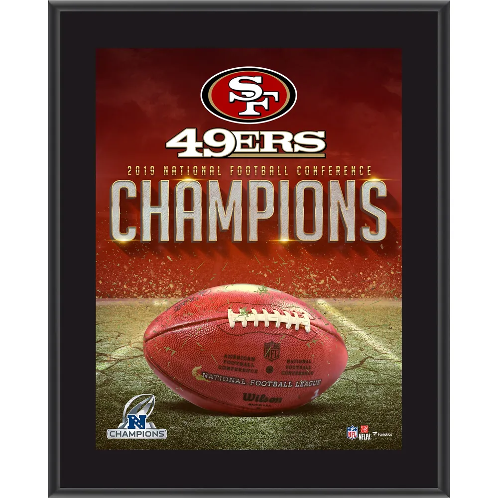 Lids San Francisco 49ers Fanatics Authentic 10.5' x 13' 2019 NFC Champions  Sublimated Plaque