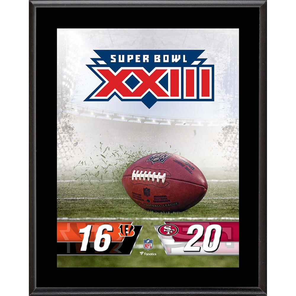 San Francisco 49ers 10.5" x 13" Sublimated Super Bowl Champion Plaque Bundle