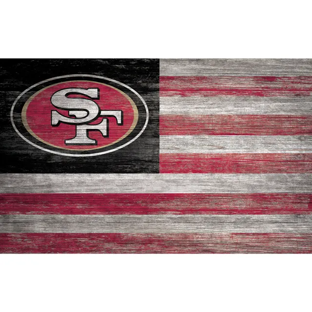 San Francisco 49ers 11'' x 19'' Happy Fall Y'all Sign