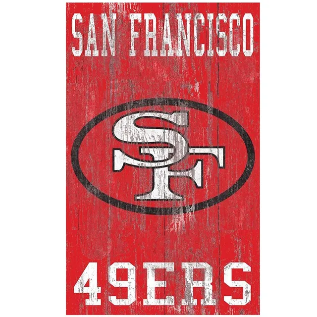 San Francisco 49ers 23 LED Retro Logo Round Wall Sign