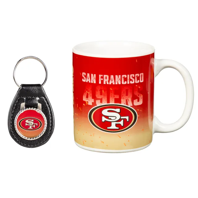 Lids San Francisco 49ers The Memory Company 14oz. Cork Bottom Mug with Lid