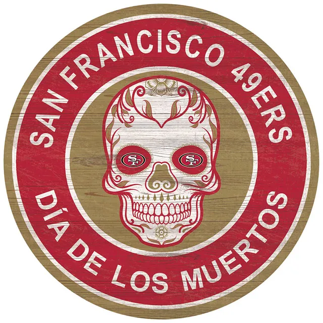 San Francisco Giants 12'' Sugar Skull Circle Sign