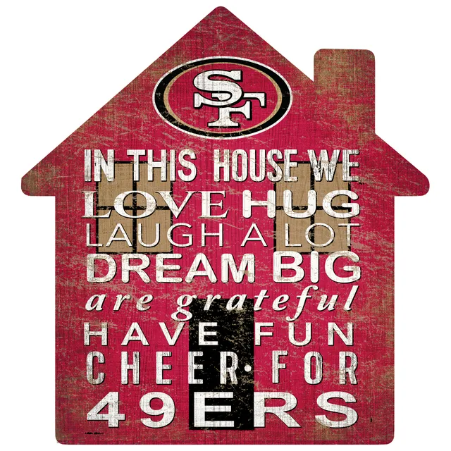 San Francisco 49ers 12 Landscape Circle Sign