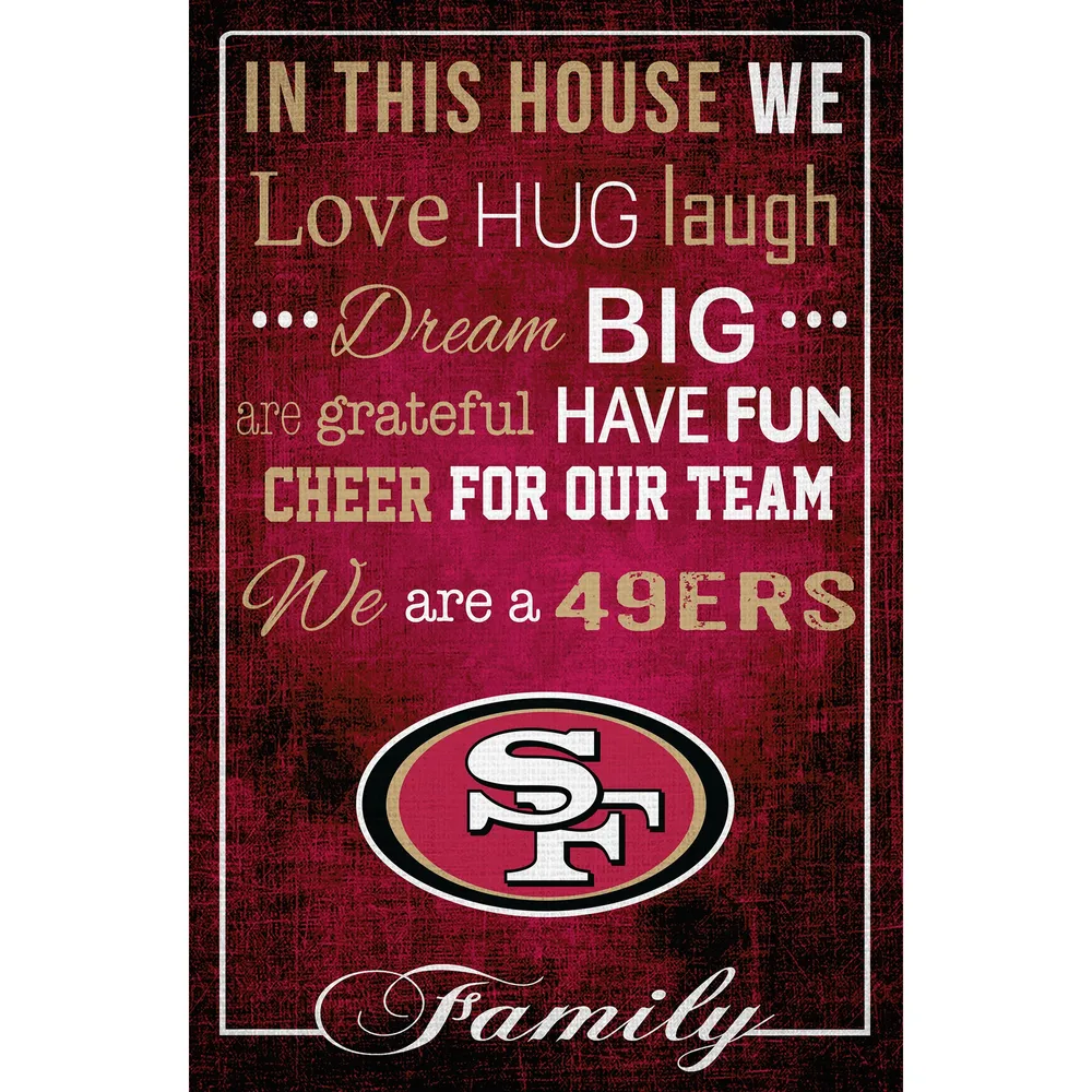 San Francisco 49ers Dog Bone House Clip Frame