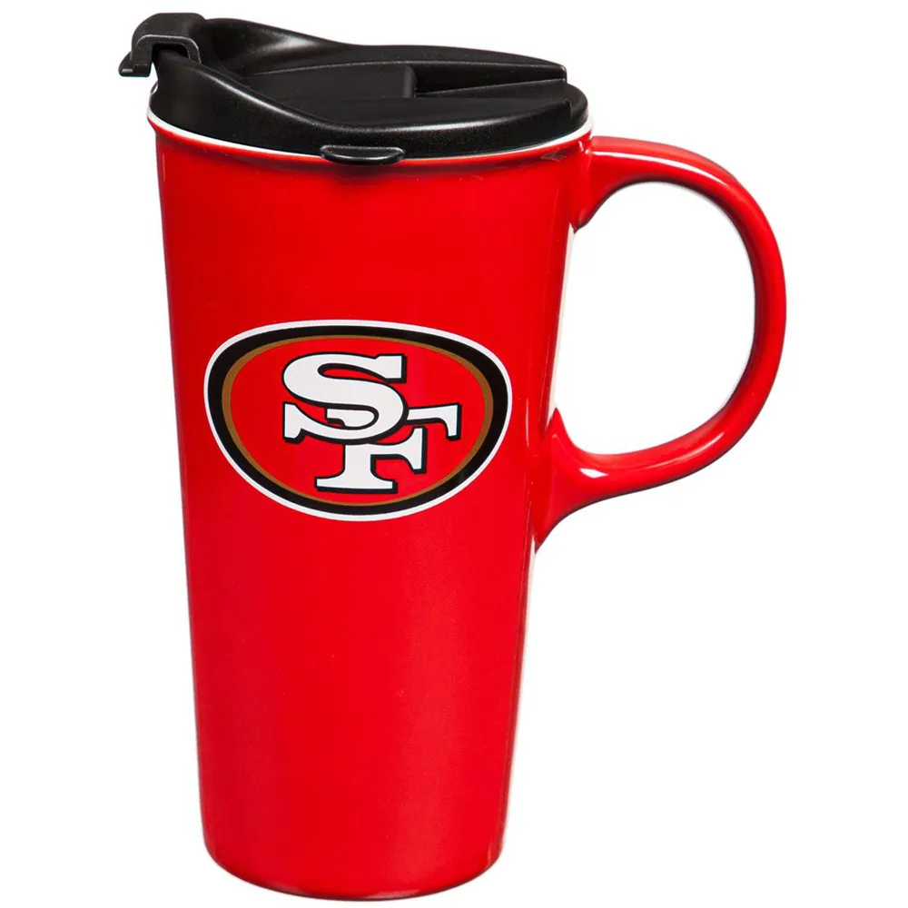 Lids San Francisco 49ers 17oz. Travel Latte Mug with Gift Box