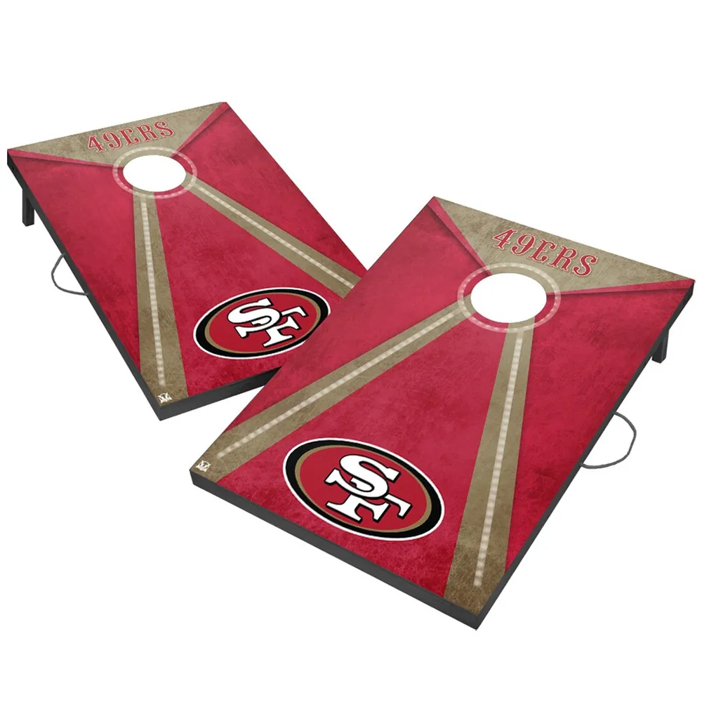 FOCO San Francisco 49ers Tabletop Cornhole Set