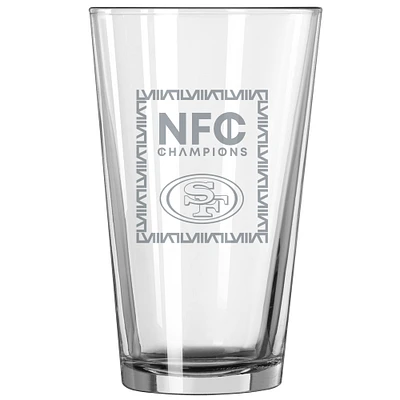 San Francisco 49ers 2023 NFC Champions 16oz. Pint Glass