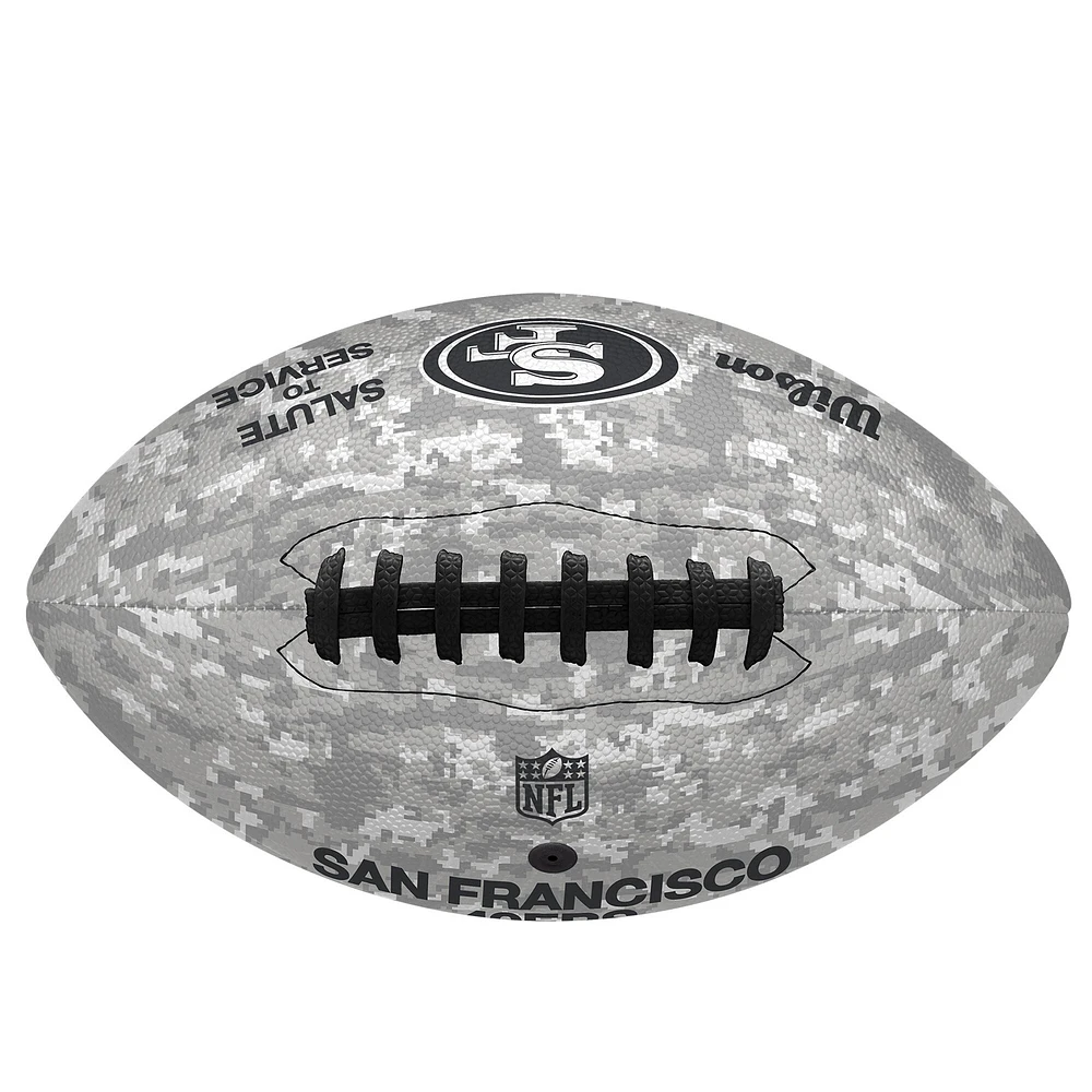Hommage 2024 des 49ers de San Francisco au service Wilson Pro Football