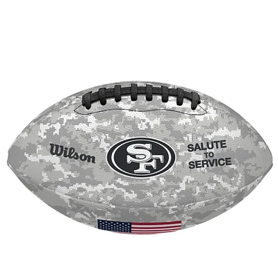 Hommage 2024 des 49ers de San Francisco au service Wilson Pro Football