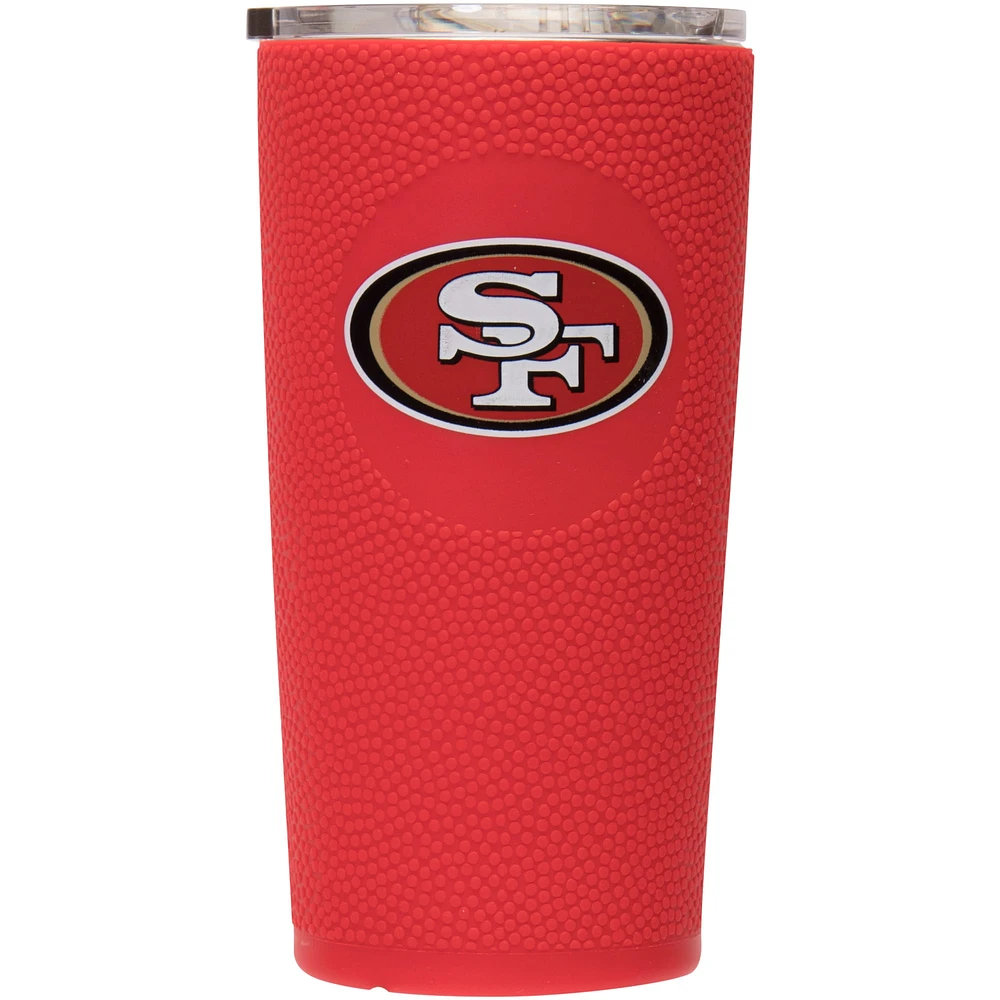 49ers de San Francisco 20oz. Gobelet en acier inoxydable avec film en silicone