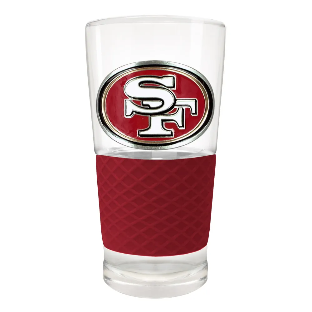 San Francisco 49ers 18oz Coffee Tumbler with Silicone Grip