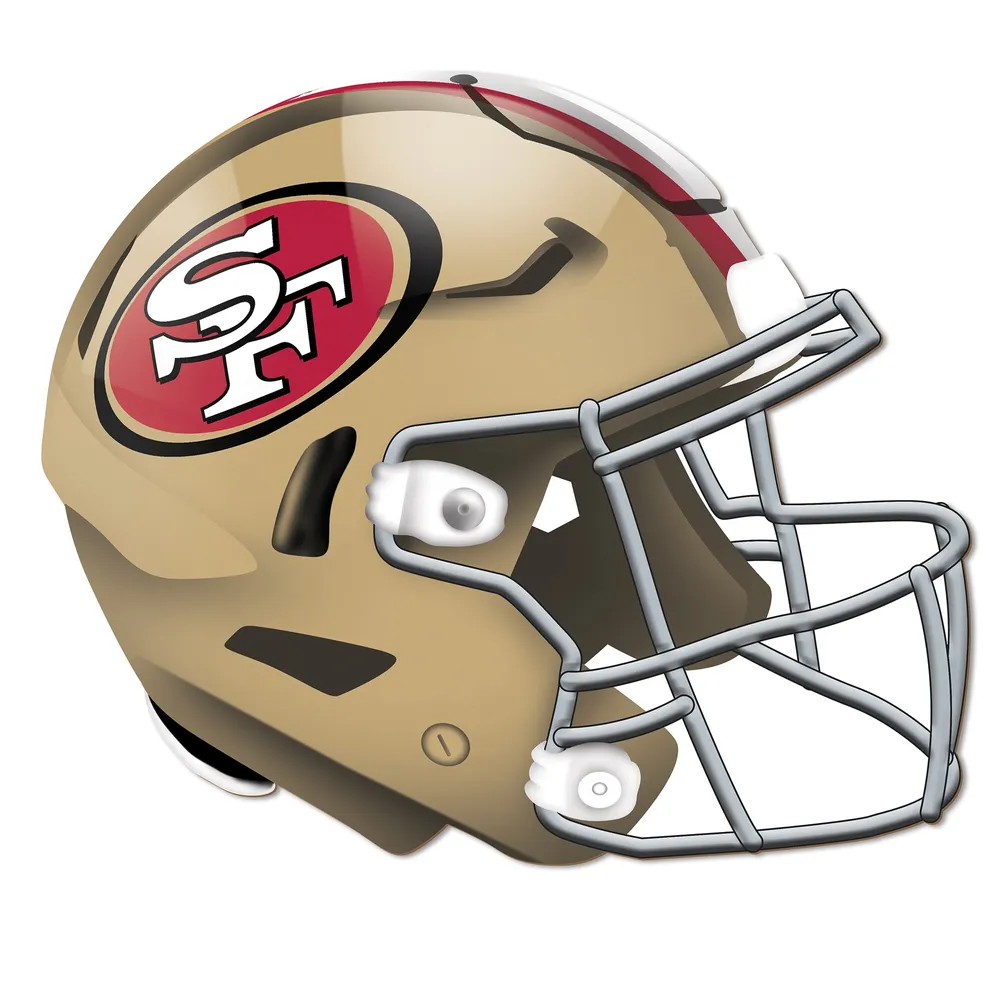 Lids San Francisco 49ers 24'' Authentic Helmet Cutout