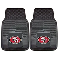San Francisco 49ers 27" x 18" 2-Pack Vinyl Car Mat Set