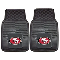 San Francisco 49ers 27" x 18" 2-Pack Vinyl Car Mat Set
