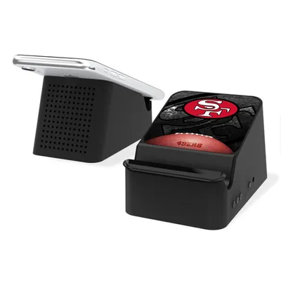 San Francisco 49ers 5-Watt Legendary Design Wireless Charging Station and Bluetooth Speaker