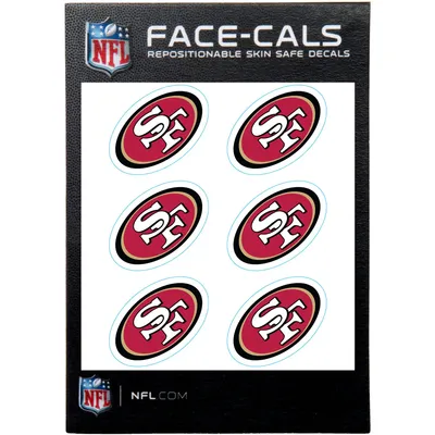 San Francisco 49ers 6-Pack Mini-Cals Face Decals