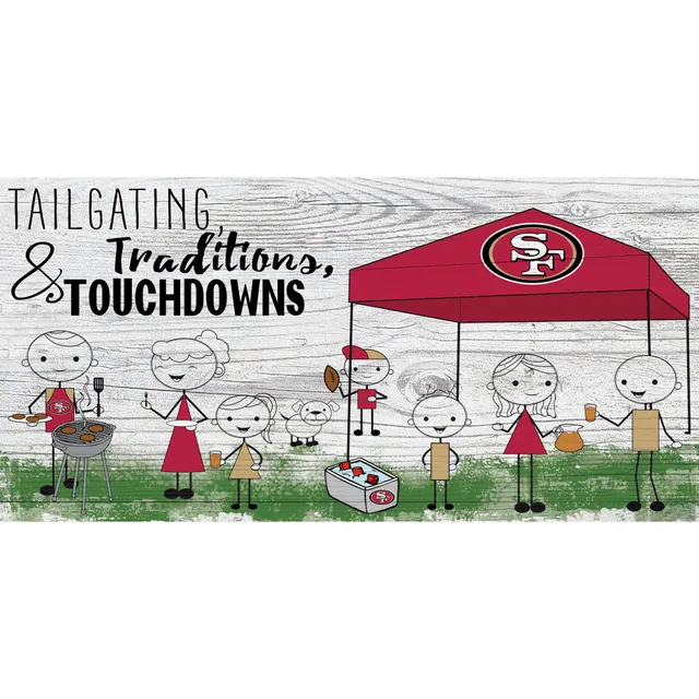 Lids San Francisco 49ers 6'' x 12'' Fansticks Tailgate Sign