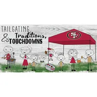 Lids San Francisco 49ers 6'' x 12'' Fansticks Cornhole Sign