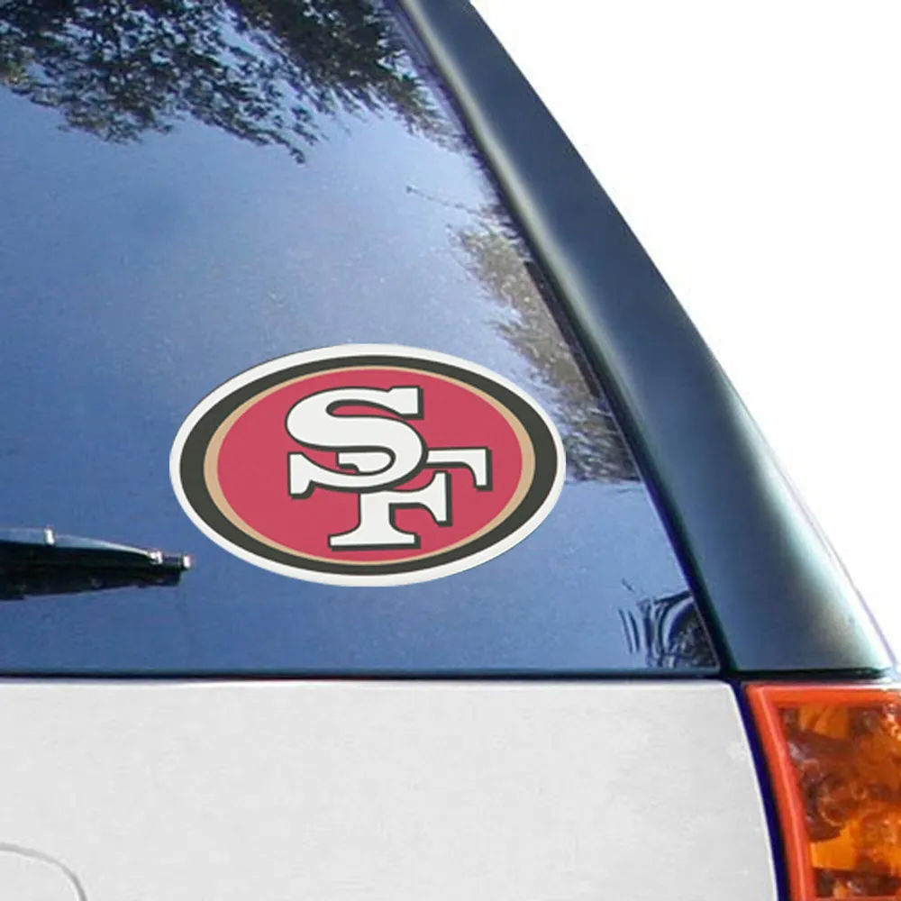 San Francisco 49ers 6 x 6 Repositionable State Shape Decal