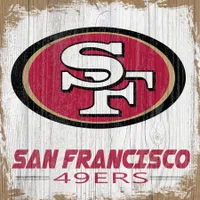 Lids San Francisco 49ers Chevron Printed Acrylic Team Color Logo