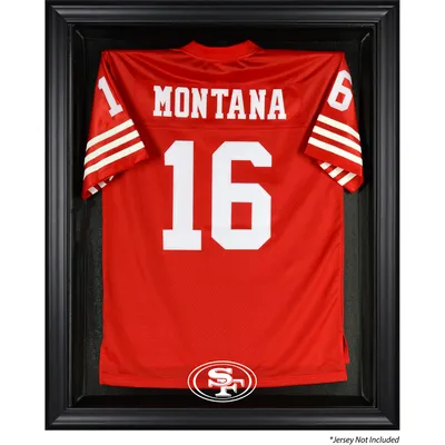 Vitrine en jersey avec cadre noir des 49ers de San Francisco