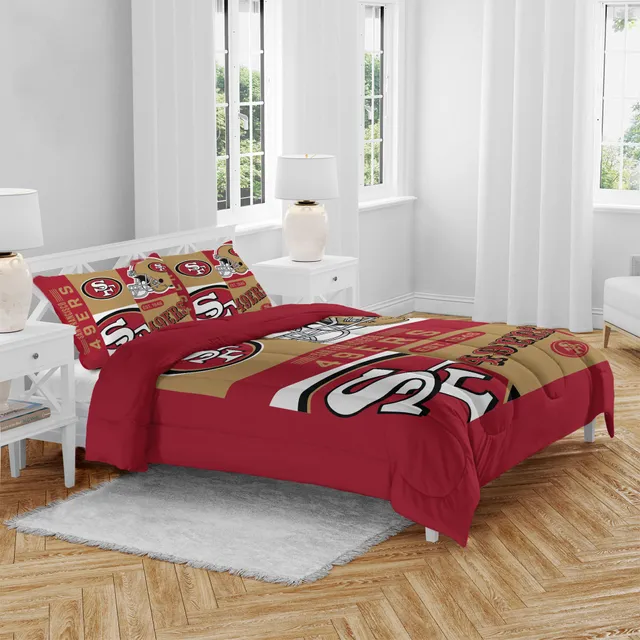 San Francisco 49ers Twin/Twin XL Status Bed in a Bag Set - Sports