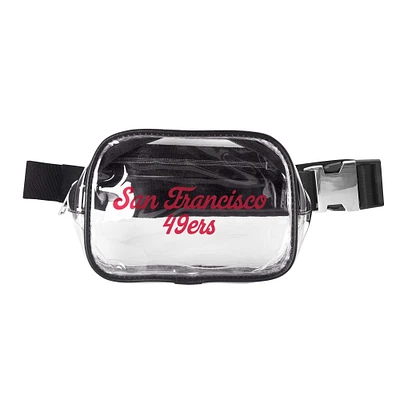 San Francisco 49ers Clear Belt Bag