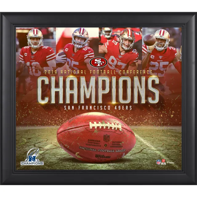 Lids Philadelphia Eagles Fanatics Authentic 2017 NFC Champions Framed 20 x  24 with a Piece of Game-Used Football - Limited Edition of 250