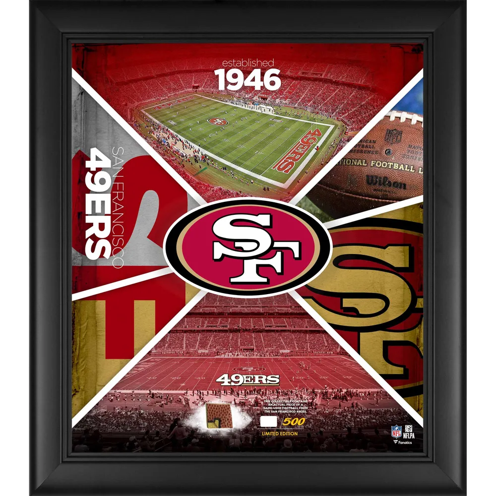 George Kittle San Francisco 49ers Fanatics Authentic Framed 15 x