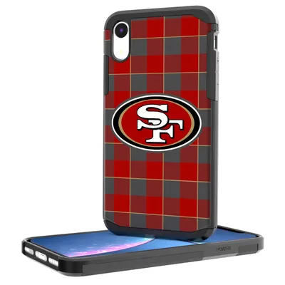 San Francisco 49ers iPhone Rugged Plaid Design Case