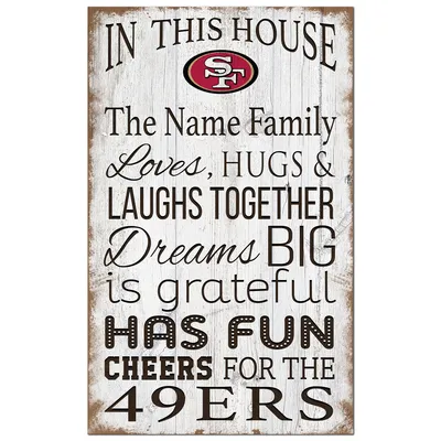 Lids San Francisco 49ers 11 x 19 Forever Grateful Sign