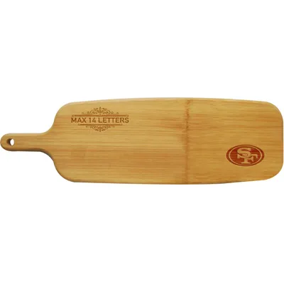 San Francisco 49ers Personalized Bamboo Paddle Serving Board