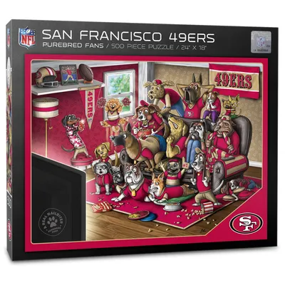 San Francisco 49ers Purebred Fans 18'' x 24'' A Real Nailbiter 500-Piece Puzzle